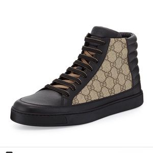Authentic men’s Gucci high top sneaker size 12.5
